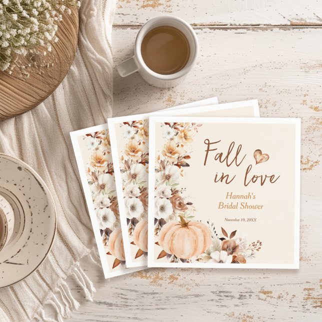 Servilleta De Papel Caer en el amor Calabaza Ducha de novias (Subido por el creador)