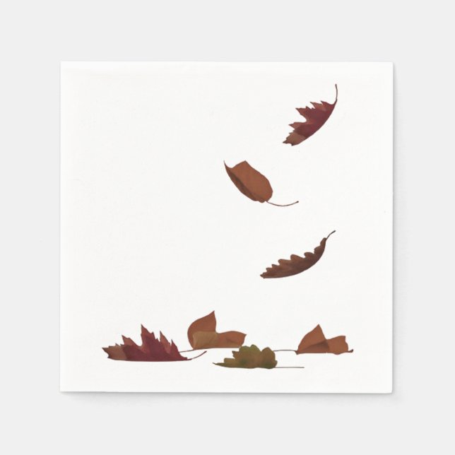 Servilleta De Papel Caer en hojas (Anverso)