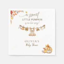 Servilleta De Papel Caer En La Lavandería De Boho Un Poco De Calabaza 