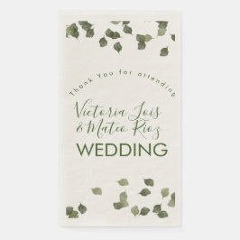 Servilleta De Papel Caer en la vegetación otoñal Gracias