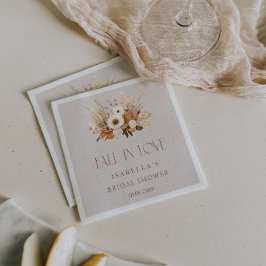 Servilleta De Papel Caer Enamorada Boho Bridal Shower