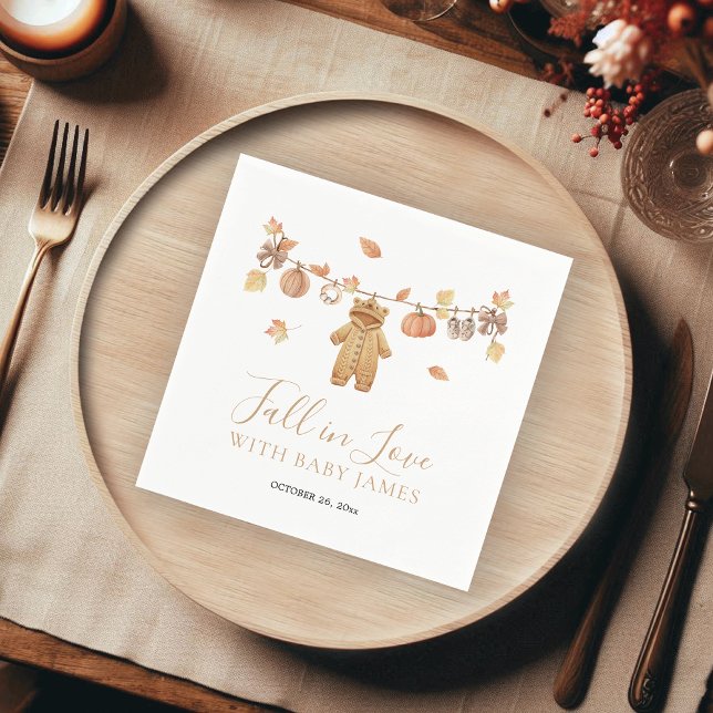 Servilleta De Papel Caer enamorada del Boho ruso cae en Baby Shower (Subido por el creador)