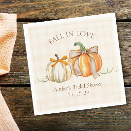 Servilleta De Papel "Caer enamorada" otoño elegante caída ducha de nov