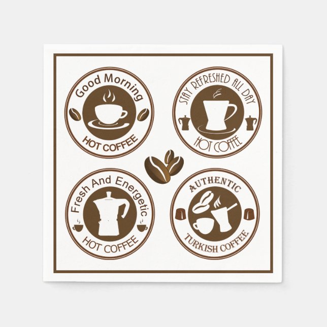 Servilleta De Papel Café (Anverso)