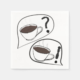 Servilleta De Papel Café?