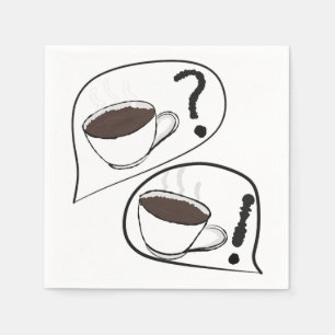 Servilleta De Papel Café?