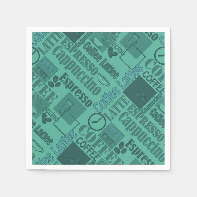 Servilleta De Papel Café amoroso (Anverso)