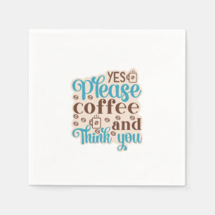 Servilleta De Papel Café Art Coffee Y Piense En Ti