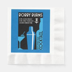 Servilleta De Papel Café Bobby Burns Whiskey