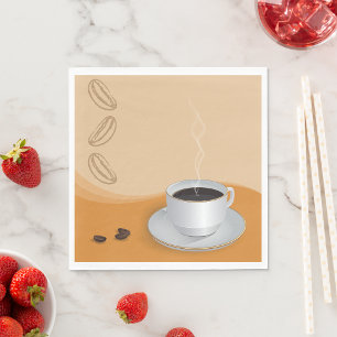 Servilleta De Papel Café caliente al vapor