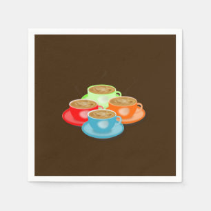 Servilleta De Papel Café colorido