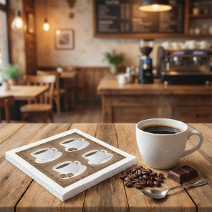 Servilleta De Papel Café con judías y chocolate