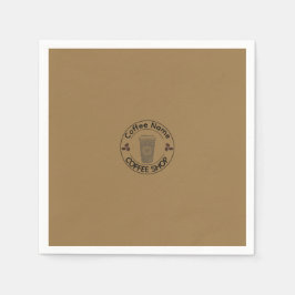 Servilleta De Papel Café de café obsesivo cute barista