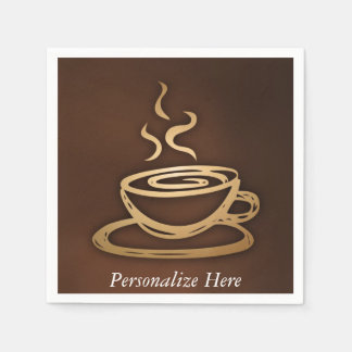 Servilleta De Papel Café En Mi Copa