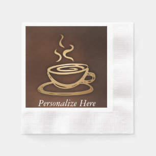 Servilleta De Papel Café En Mi Copa
