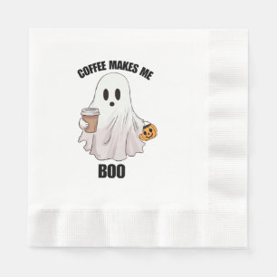 Servilleta De Papel Café Fantasma Halloween Divertido 