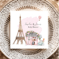 Café francés Bonjour Bebe Paris Tea Baby Shower