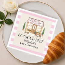Café Francés París Bebe Niña Baby Shower