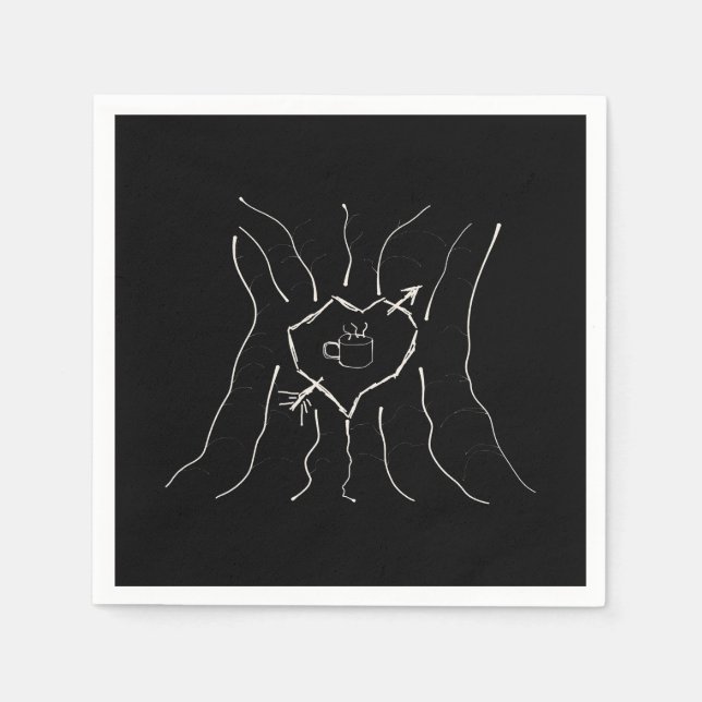 Servilleta De Papel Café mi amor (Anverso)