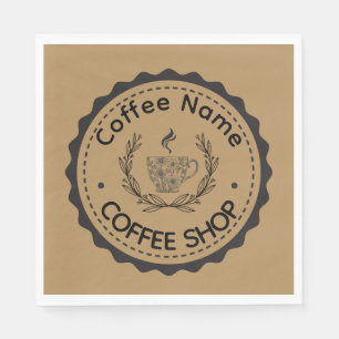 Servilleta De Papel Café moderno Café Café Café Café bar té Personaliz