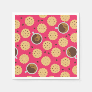 Servilleta De Papel Café y cookies