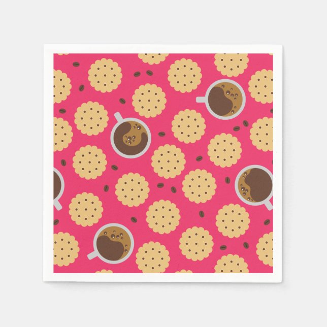 Servilleta De Papel Café y cookies (Anverso)