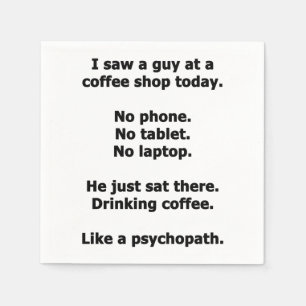 Servilleta De Papel Cafetería