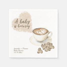 Servilleta De Papel Cafetería Breve Ducha para bebé