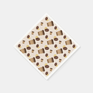 Servilleta De Papel Cafetería moderna Café Cafe Barista Personal Nombr