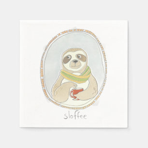 Servilleta De Papel Caffeinated Cutie el   Sloffee
