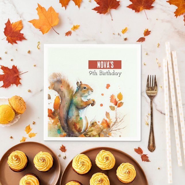 Servilleta De Papel Caída / Caída de las vibraciones de otoño ardilla  (Subido por el creador)