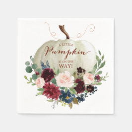 Servilleta De Papel Caída Calabaza Napkin Cocktail Napkin