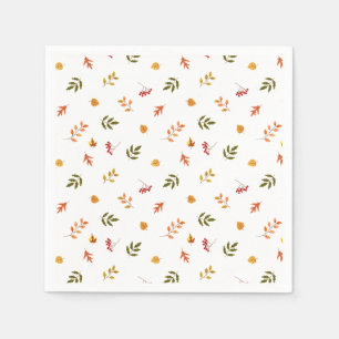Servilleta De Papel Caída de las hojas de otoño