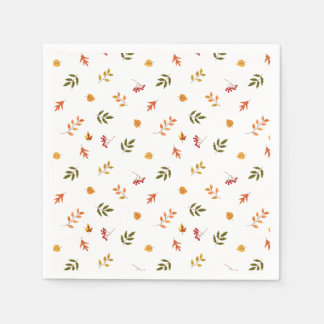 Servilleta De Papel Caída de las hojas de otoño