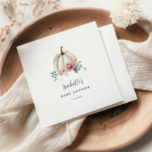 Caída En Amor Floral Calabaza Baby Shower