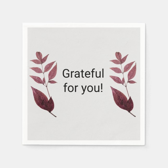 Servilleta De Papel Caída Seca Roja Sale De La Napkin (Anverso)