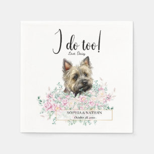 Servilleta De Papel Cairn Terrier Dog Boda Cocktail Napkins