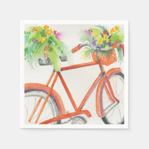 Servilleta De Papel Caja de flores de bicicleta