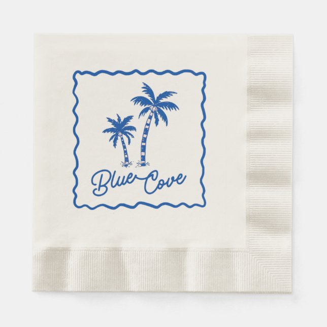 Servilleta De Papel Cala Azul (Anverso)