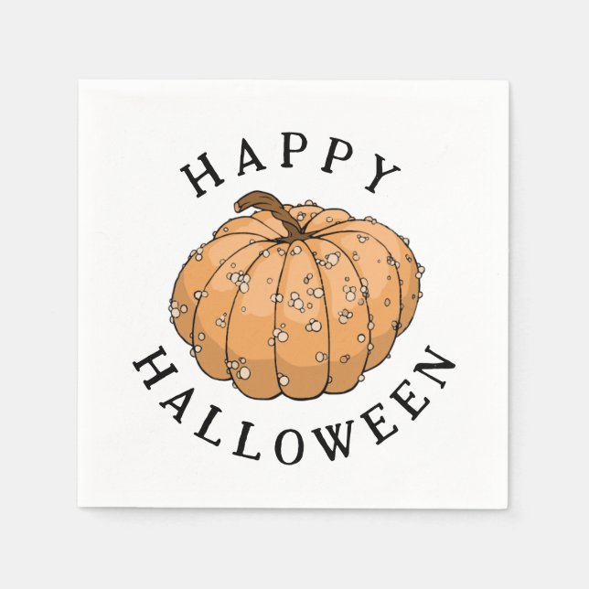 Servilleta De Papel Calabaza (Anverso)