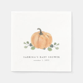 Servilleta De Papel Calabaza acuática de otoño