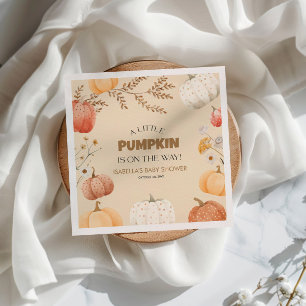 Servilleta De Papel Calabaza Baby Shower Fall