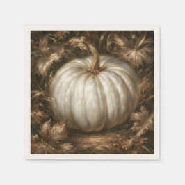 Servilleta De Papel Calabaza Blanca