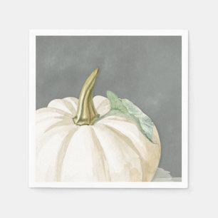 Servilleta De Papel Calabaza blanca caída de granja