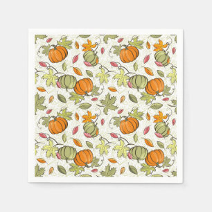 Servilleta De Papel Calabaza cosecha Acción de Gracias