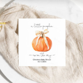 Servilleta De Papel Calabaza de calabaza Baby Shower Napkin