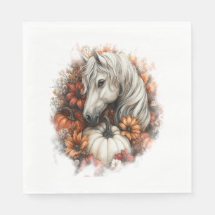 Servilleta De Papel Calabaza de campo de caballo