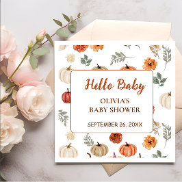 Servilleta De Papel Calabaza De Girasol De Otoño