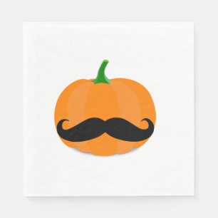 Servilleta De Papel calabaza de Halloween con barba
