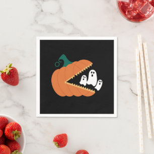 Servilleta De Papel Calabaza de Halloween Fantasmas Divertidos Niños C